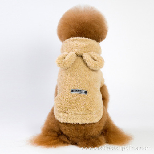 Autumn and winter Pet clothes hoodie Thicken